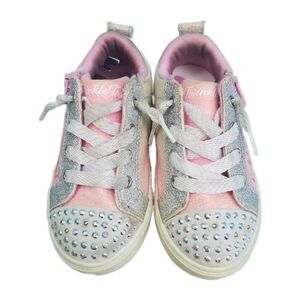 Skechers Twinkle Toes Twinkle Sparks Magical Ombre Girls Shoes Size 8 Play...